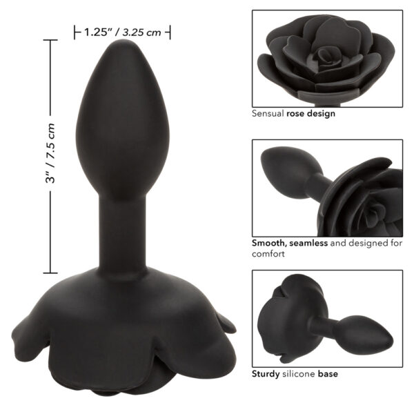 716770105363 3 Forbidden Small Rose Anal Plug