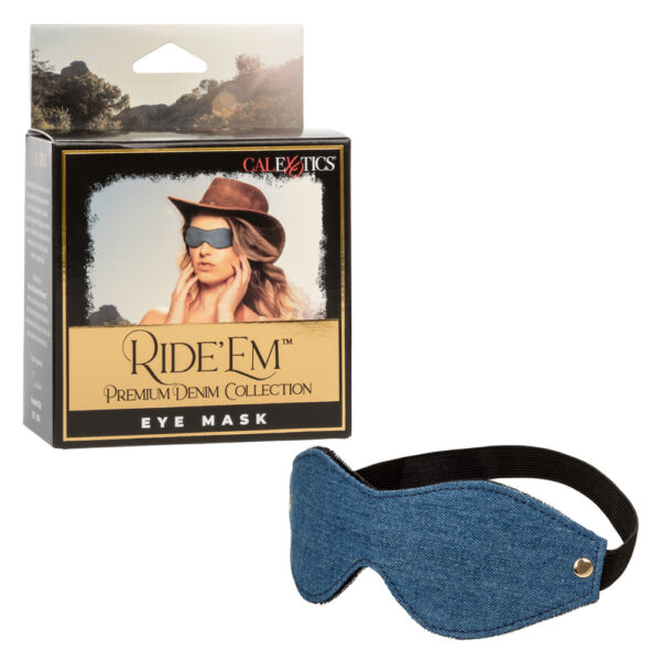 716770105486 Ride 'Em Premium Denim Collection Eye Mask