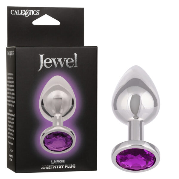 716770106537 Jewel Large Amethyst Plug