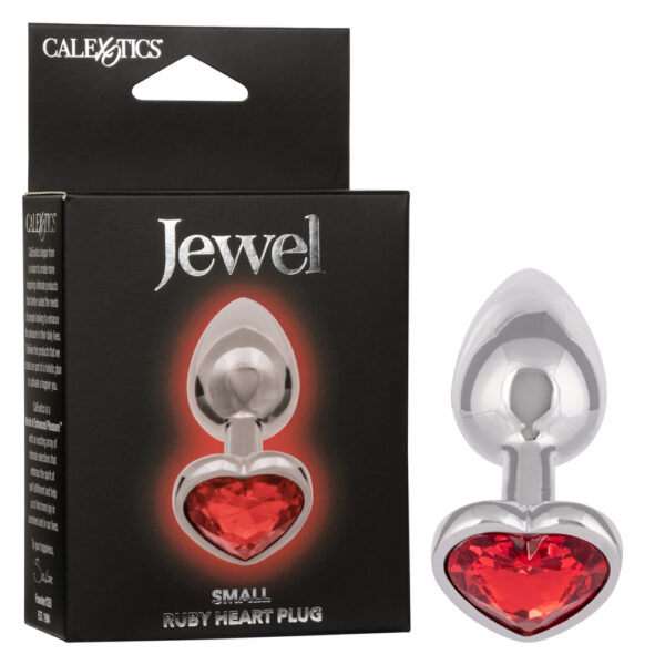 716770106544 Jewel Small Ruby Heart Plug