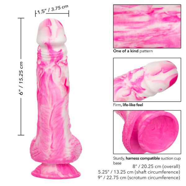 716770106834 3 Twisted Love Twisted Dong Pink 6"