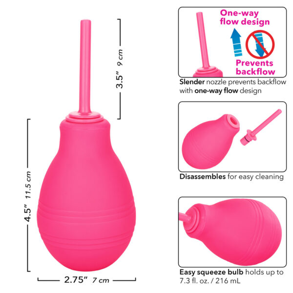 716770108180 3 Cheeky One-Way Flow Douche Pink