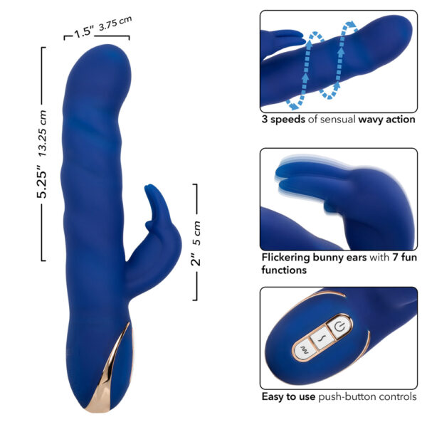 716770108258 3 Jack Rabbit Signature Silicone Wave Motion Rabbit