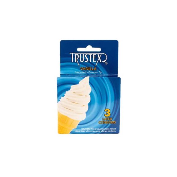 726893112452 Trustex Vanilla Flavored Condoms 3 Pk