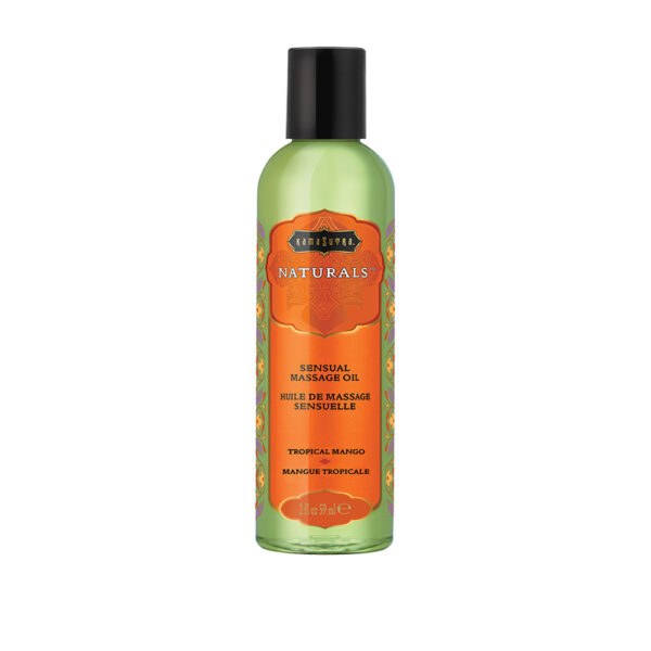 739122102834 Naturals Massage Oil Tropical Mango 2 oz.