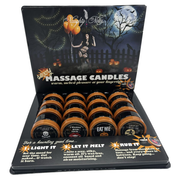 739122143523 Naughty Notes Candle Prepack Fall 2023