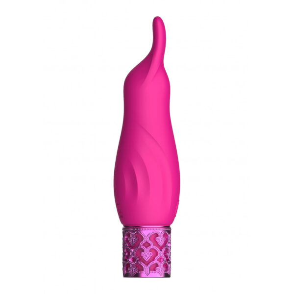 7423522523582 3 Royal Gems Sparkle Rechargeable Silicone Bullet Pink