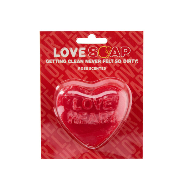 7423522527573 Heart Soap Love Heart Rose Scented
