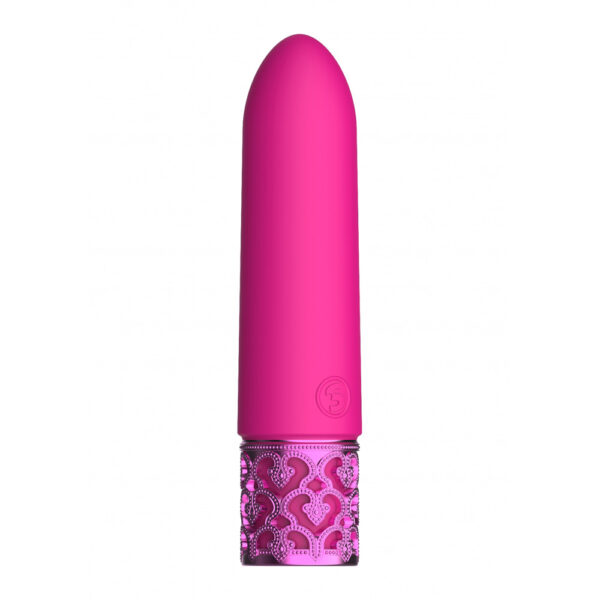 7423522529539 2 Royal Gems Imperial Rechargeable Silicone Bullet Pink