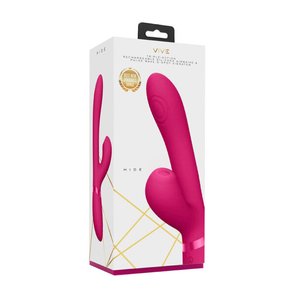 7423522539569 Hide Airwave & Pulse Wave G-Spot Pink