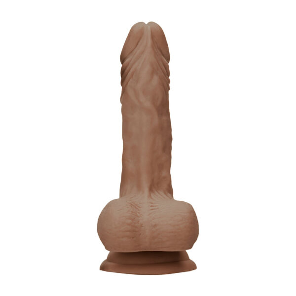 7423522547526 3 Realrock Dong With Testicles 7" Tan