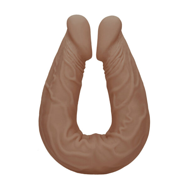 7423522549575 2 Realrock Double Dong 14" Tan