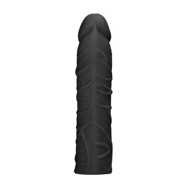 7423522550519 3 Realrock Penis Sleeve 7" Black