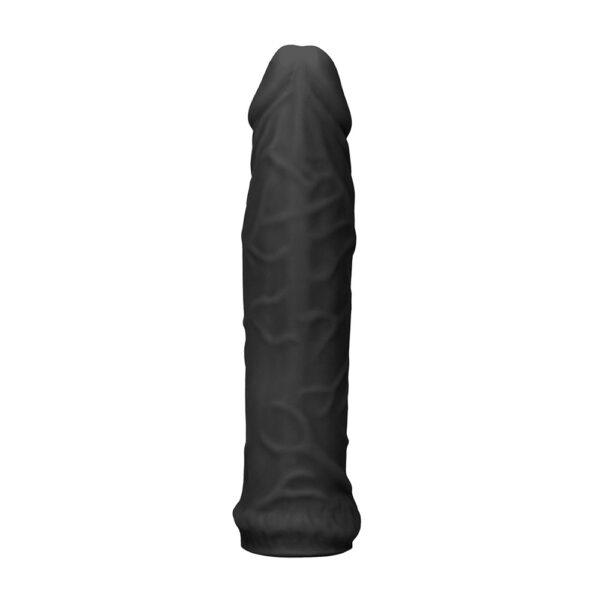 7423522550540 3 Realrock Penis Sleeve 6" Black