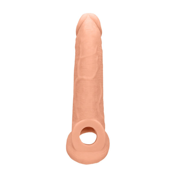 7423522551516 3 Realrock Penis Sleeve 9" Flesh