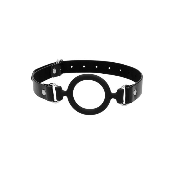 7423522575598 2 Silicone Ring Gag With Adjustable Bonded Leather Straps