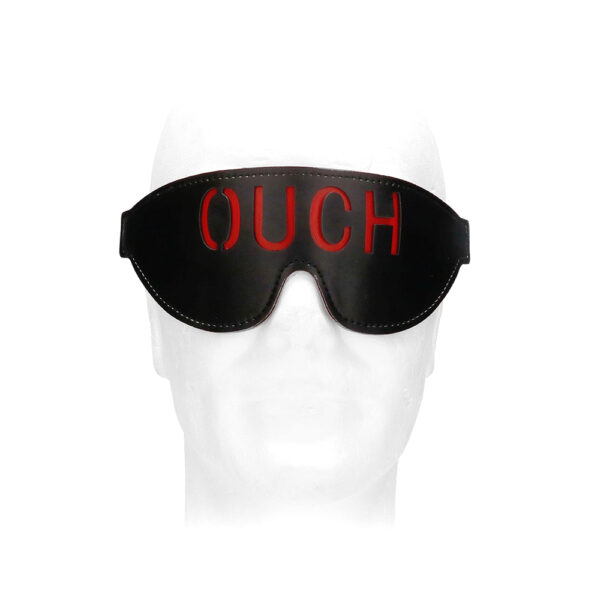 7423522576588 2 Ouch! Bonded Leather Eye Mask Ouch With Elastic Straps