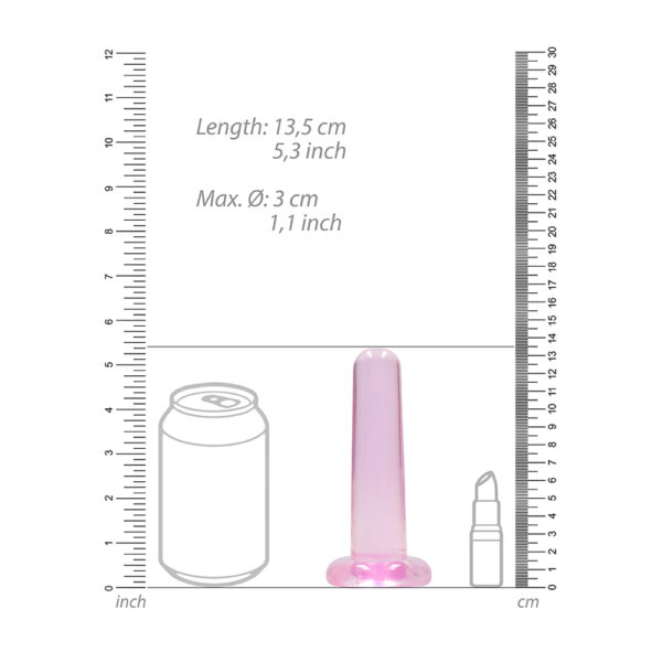 7423522579527 3 Non Realistic Dildo With Suction Cup 5.3" Pink