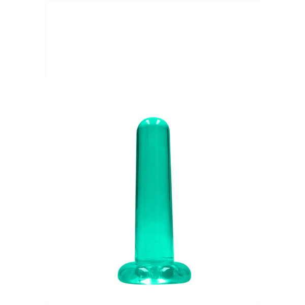 7423522579558 2 Non Realistic Dildo With Suction Cup 5.3" Turquoise