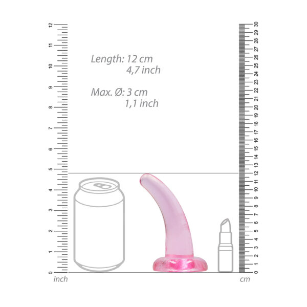 7423522579572 3 Non Realistic Dildo With Suction Cup 4.5" Pink