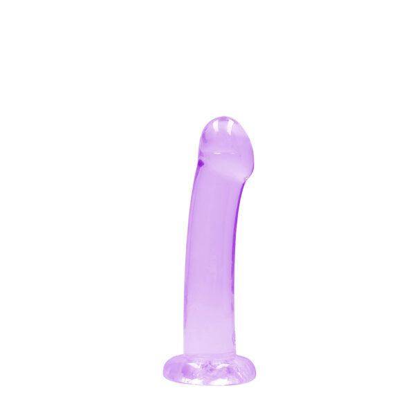 7423522580592 2 Non Realistic Dildo With Suction Cup 6.7" Purple