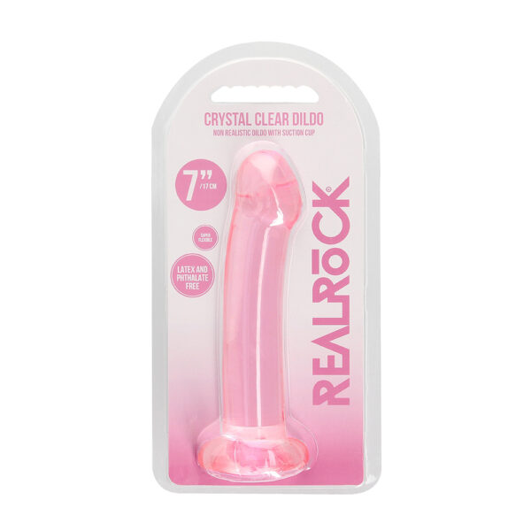 7423522581513 Non Realistic Dildo With Suction Cup 6.7" Pink