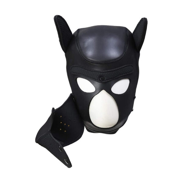 7423522583593 3 Ouch! Neoprene Puppy Hood Black