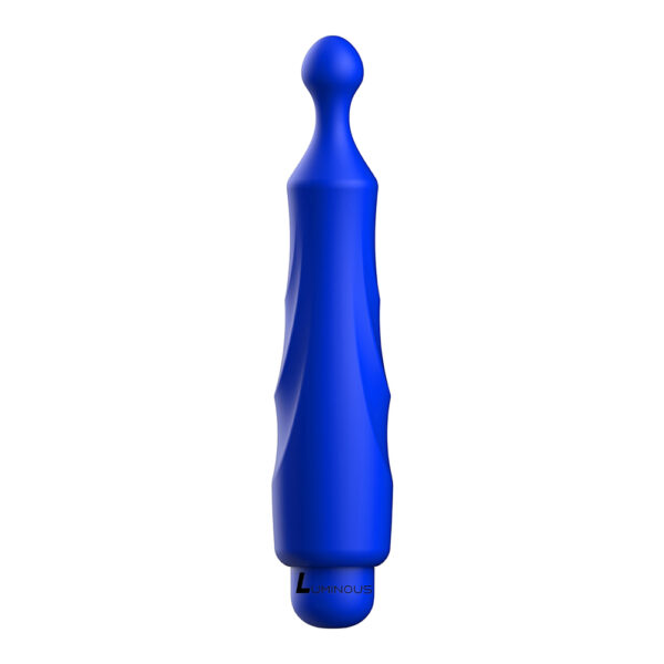 7423522588505 2 Luminous Dido Abs Bullet With Silicone Sleeve 10-Speeds Royal Blue