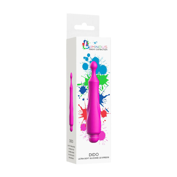 7423522588512 Luminous Dido Abs Bullet With Silicone Sleeve 10-Speeds Fuchsia