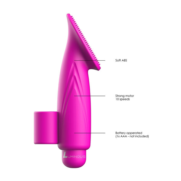 7423522591529 3 Luminous Thea Abs Bullet With Silicone Sleeve 10-Speeds Fuchsia