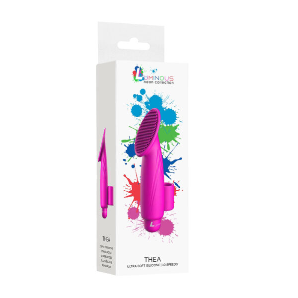 7423522591529 Luminous Thea Abs Bullet With Silicone Sleeve 10-Speeds Fuchsia