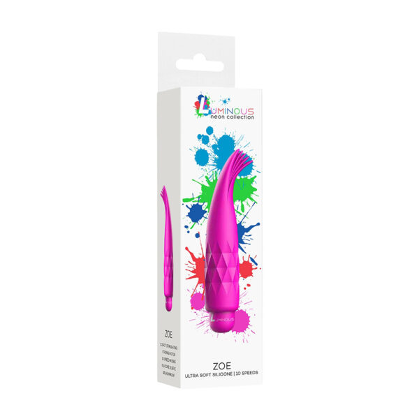 7423522591574 Luminous Zoe Abs Bullet With Silicone Sleeve 10-Speeds Fuchsia