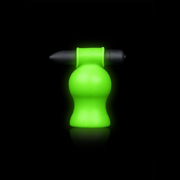 7423522640692 2 Ouch! Vibrating Head Masturbator Glow In The Dark