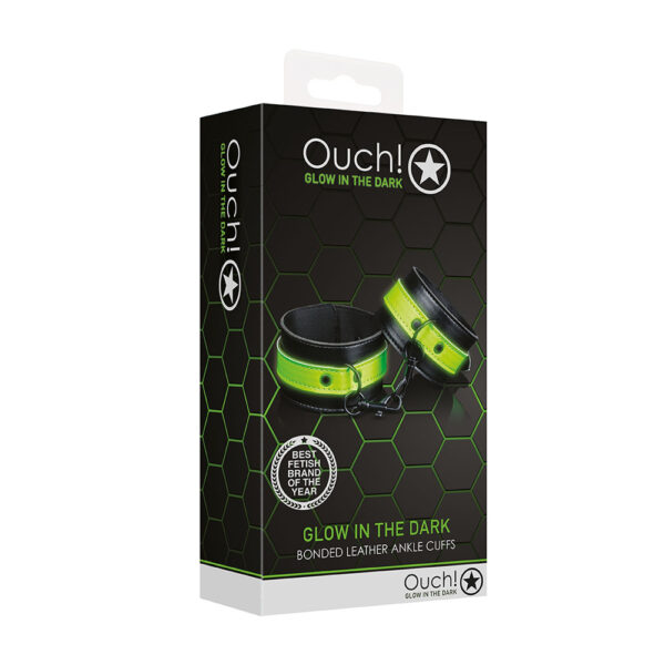 7423522641613 Ouch! Ankle Cuffs Glow In The Dark