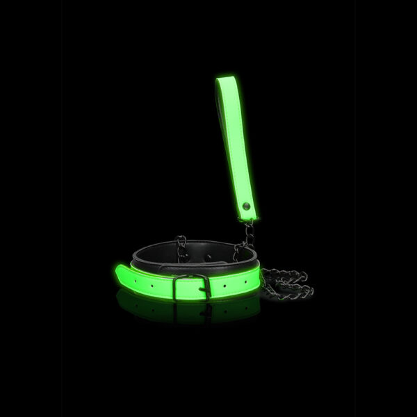 7423522641682 2 Ouch! Collar And Leash Glow In The Dark
