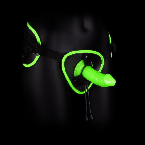 7423522642672 2 Ouch! Strap-On Harness Glow In The Dark