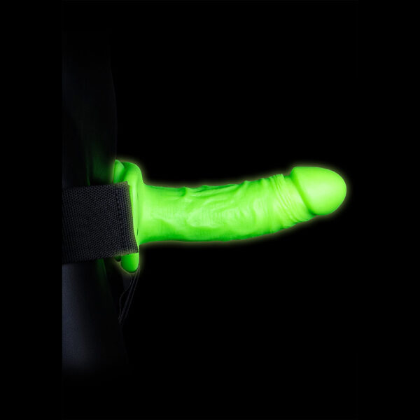 7423522650608 2 Ouch! Realistic 7" Strap-On Harness Glow In The Dark