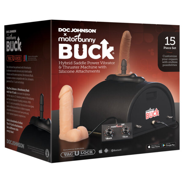 782421078140 Doc Johnson X Motorbunny Buck With Vac-U-Lock