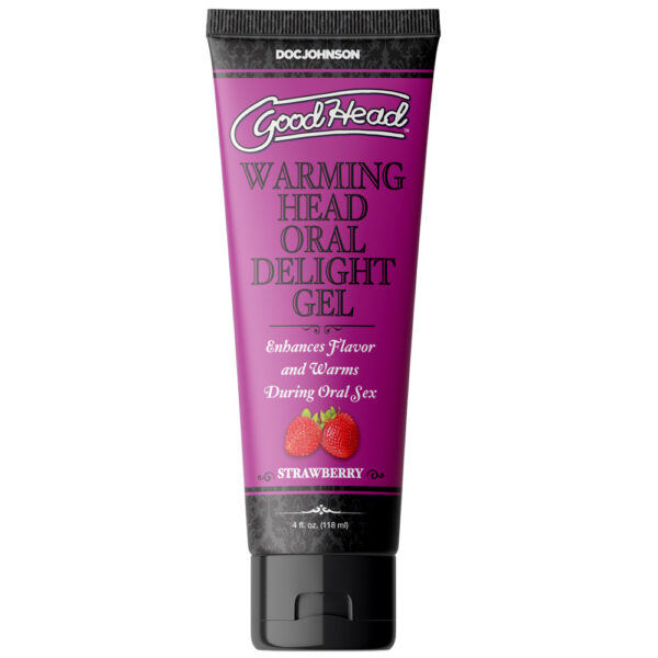 782421081713 2 Goodhead Warming Oral Delight Gel Strawberry 4 oz.