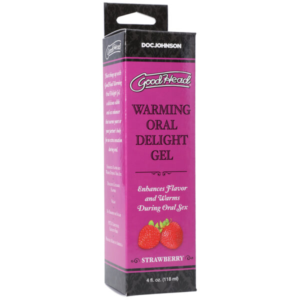 782421081713 Goodhead Warming Oral Delight Gel Strawberry 4 oz.