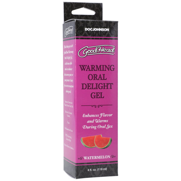 782421081737 Goodhead Warming Oral Delight Gel Watermelon 4 oz.