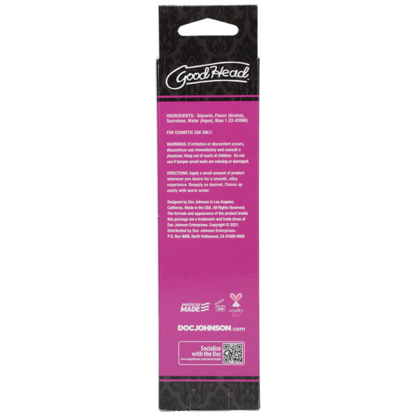 782421081850 3 Goodhead Warming Oral Delight Gel Cotton Candy 4 oz.