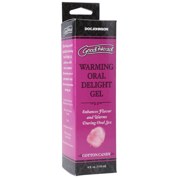 782421081850 Goodhead Warming Oral Delight Gel Cotton Candy 4 oz.