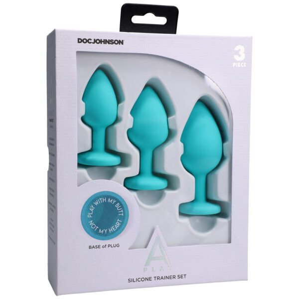782421082147 A-Play Silicone Trainer Set 3 Piece Teal