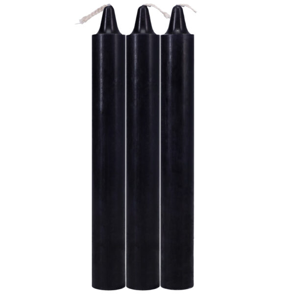 782421082802 2 Japanese Drip Candles 3 Pack Black