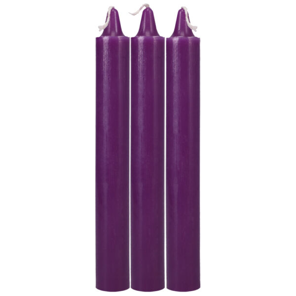 782421082819 2 Japanese Drip Candles 3 Pack Purple