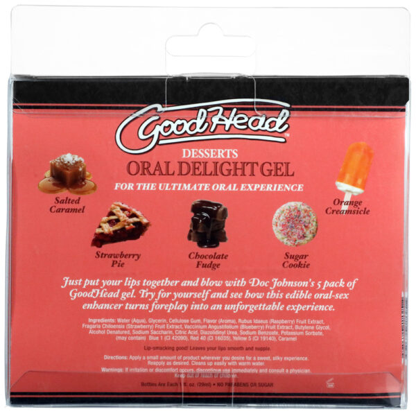 782421083229 3 Goodhead Oral Delight Gel Desserts 5Pk 1 oz.