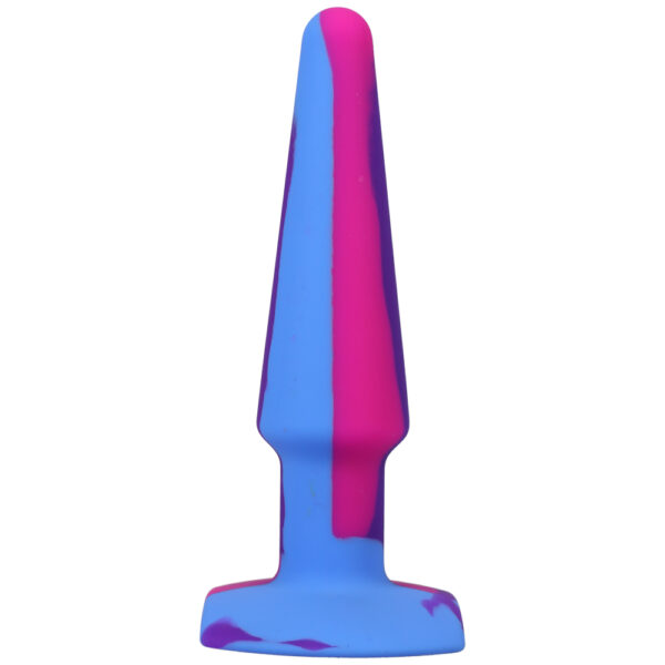 782421083335 3 A-Play Groovy Silicone Anal Plug 5" Berry