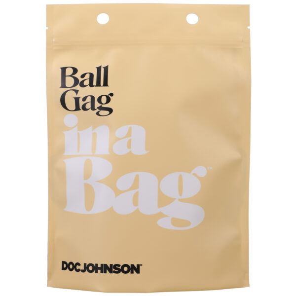 782421084240 3 Ball Gag In A Bag Black