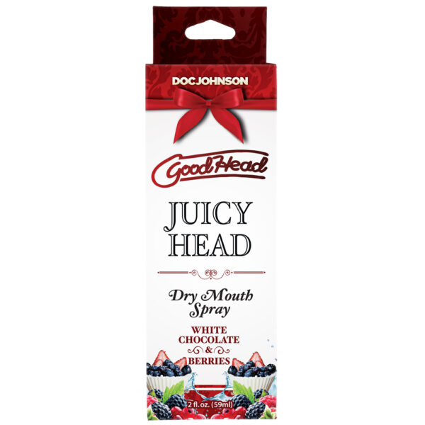 782421085421 Goodhead Juicy Head Dry Mouth Spray White Chocolate & Berries 2 oz